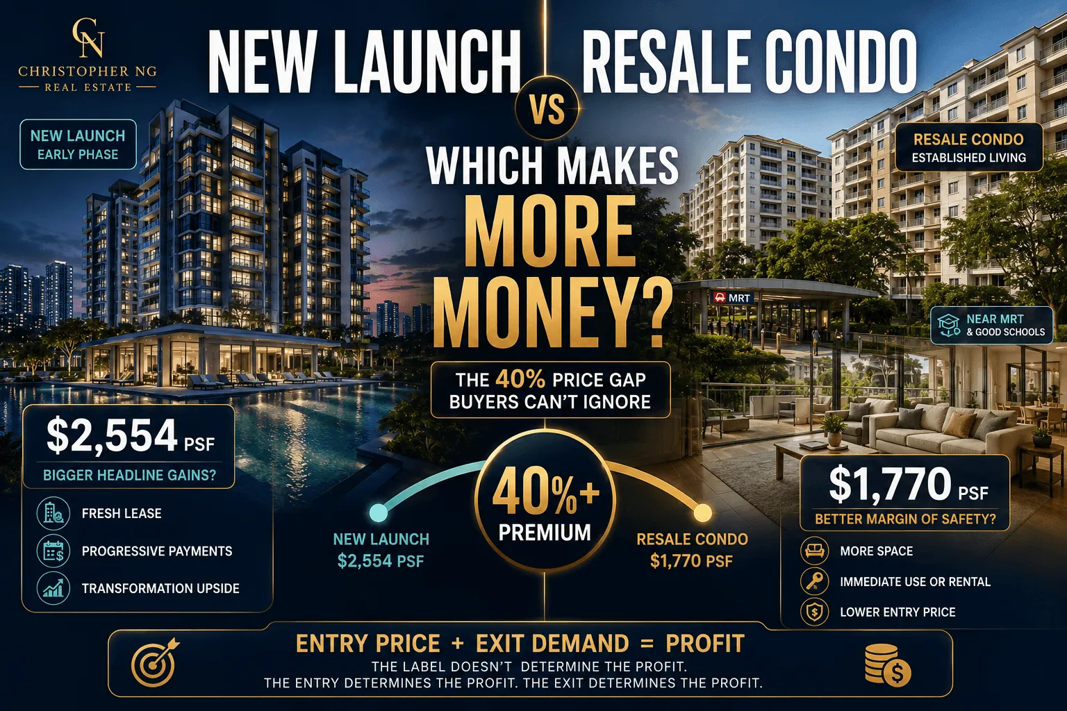 Resale Condo or New Launch in 2H 2026: Which Is More Likely to Make Buyers Money?