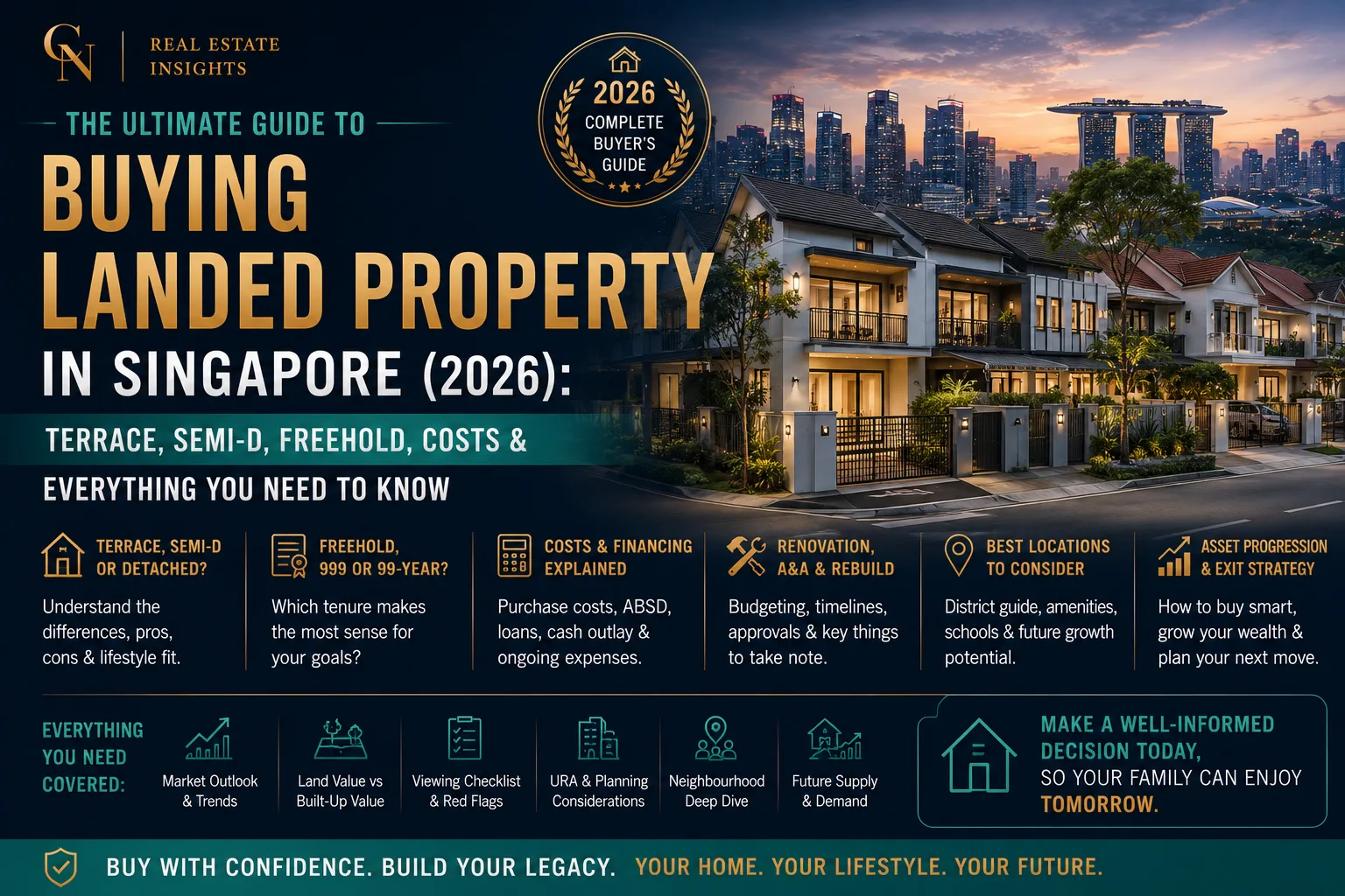 The Ultimate Guide to Buying Landed Property in Singapore (2026): Everything Buyers Need to Know Before Buying