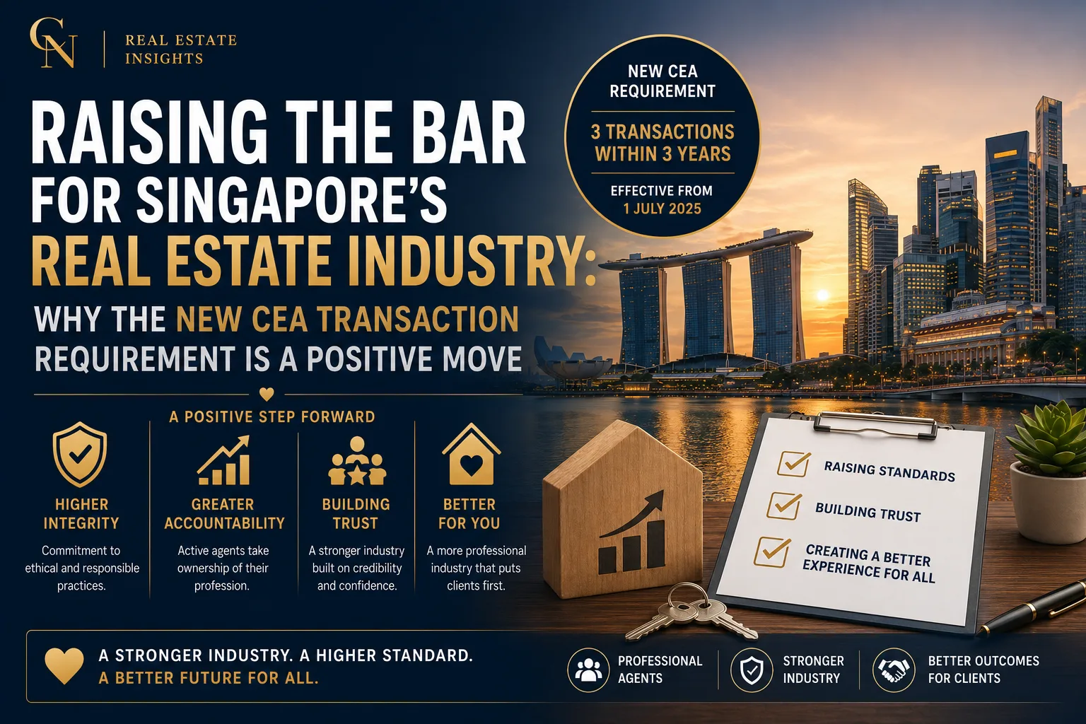 Raising the Bar for Singapore's Real Estate Industry: Why the New CEA Transaction Requirement Is a Positive Move