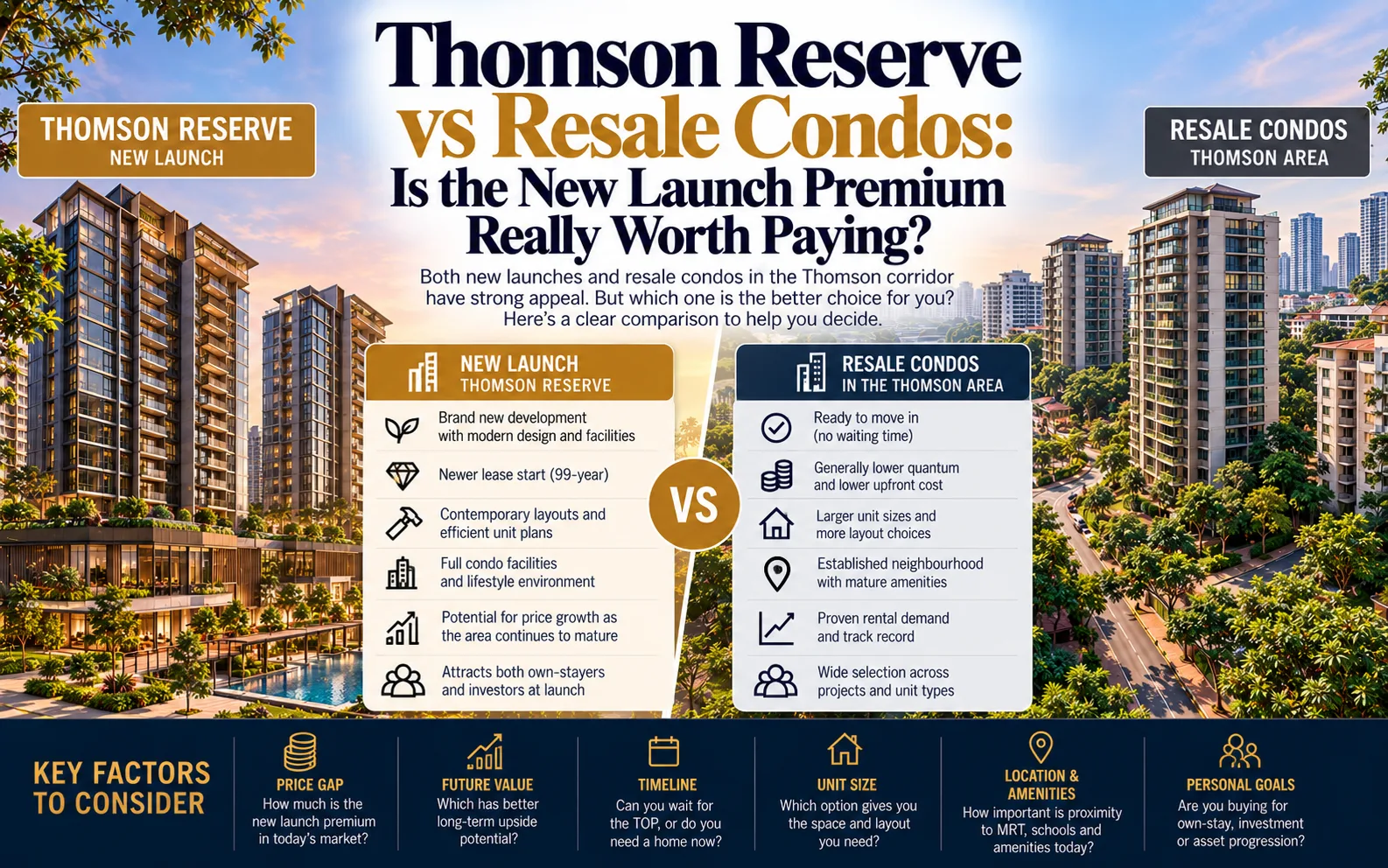 Thomson Reserve vs Resale Condos: Is the New Launch Premium Really Worth Paying?
