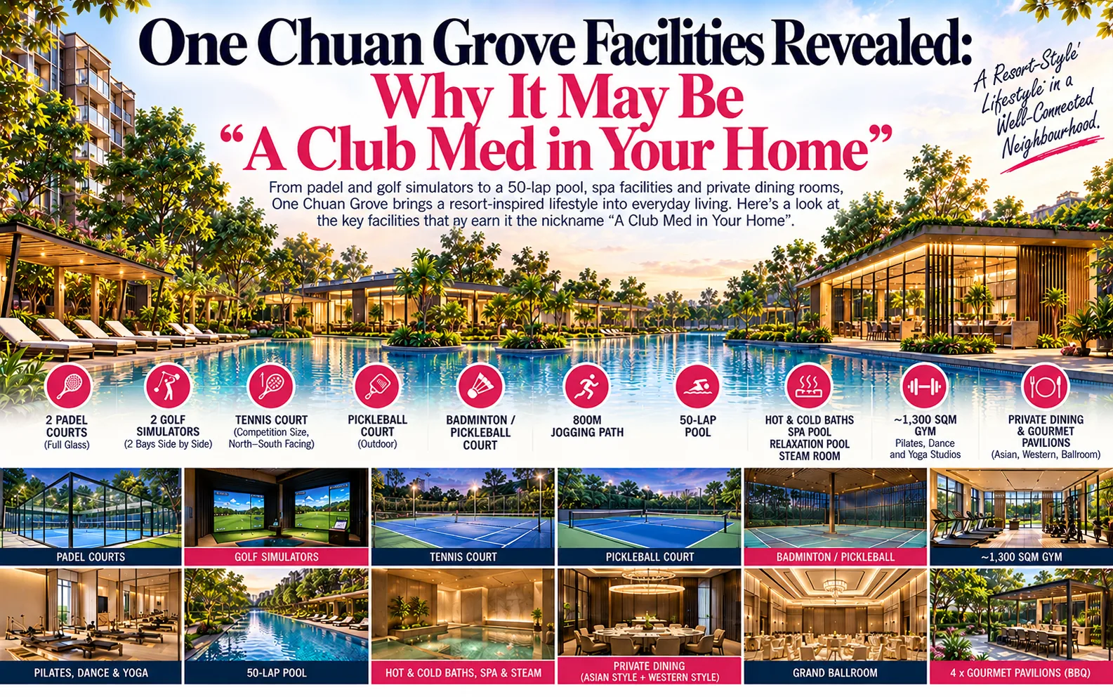 One Chuan Grove Facilities Revealed: Why it may be “A Club Med in Your Home”